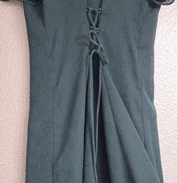 Miss Darby Emerald Green Midi Dress   Size 10 - Picture 14 of 15